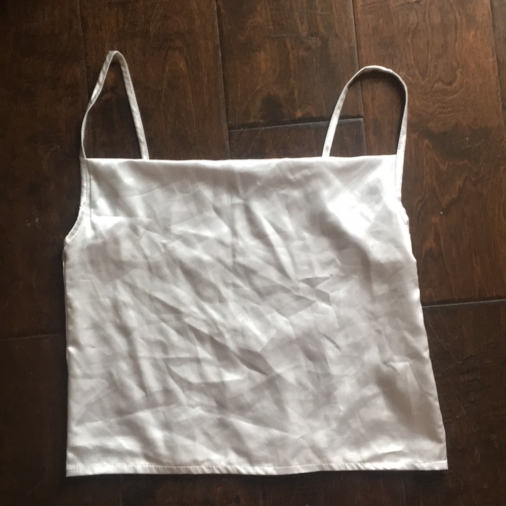 Loose Silk Crop Top